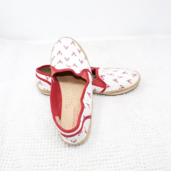 Naturalizer N5 Comfort Slip on Canvas Loafer Shoes - Picture 6 of 8